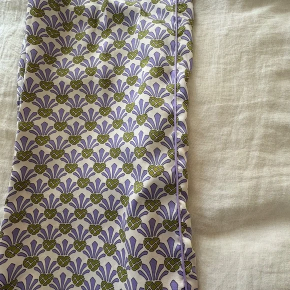 Zara purple and green flowy pants - Picture 3 of 3